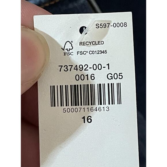 Old Navy Jeans Girls 16 High-Rise Rockstar Super Skinny Jeggings Built-In Tough - Picture 11 of 14